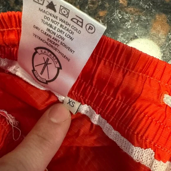 Red swim trunks - no liner inside - Picture 4 of 4